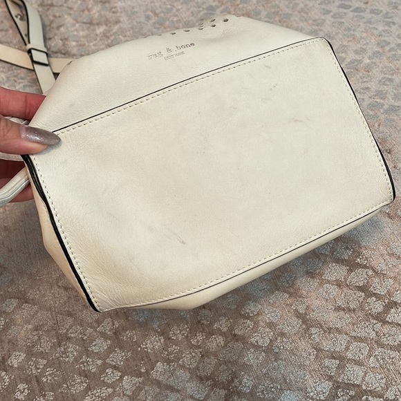 White Rag and Bone Leather Crossbody - Picture 5 of 7